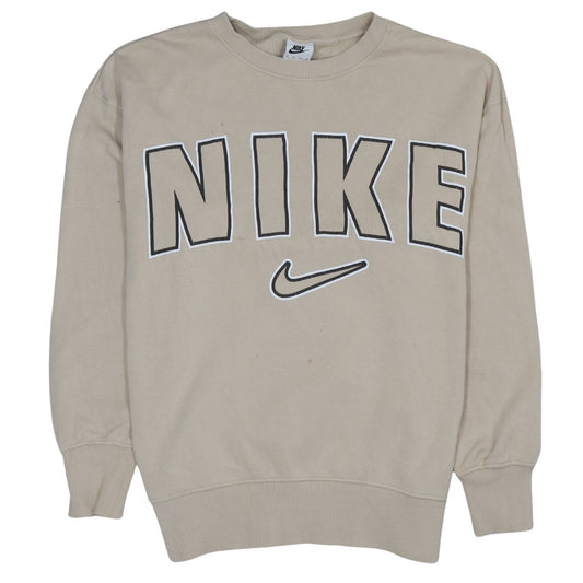 Mens UK Size XS Nike Beige Pullover Sweatshirt