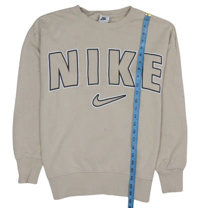 Mens UK Size XS Nike Beige Pullover Sweatshirt