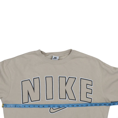 Mens UK Size XS Nike Beige Pullover Sweatshirt