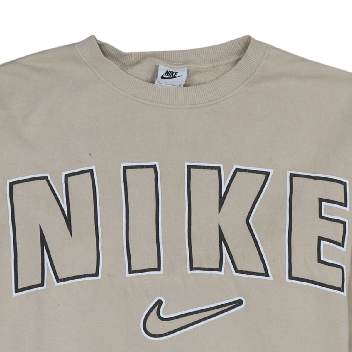 Mens UK Size XS Nike Beige Pullover Sweatshirt