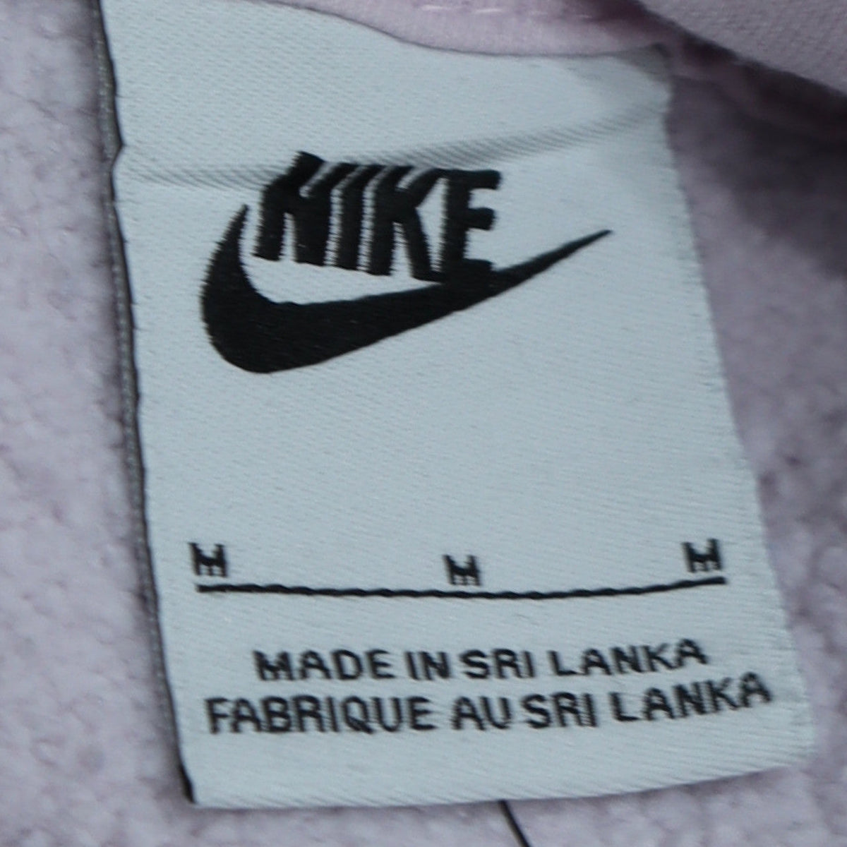 Womens UK Size M Nike Purple Pullover Hoodie