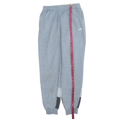 Adidas Boys Grey Jogger Sweatpants 14 Years Tapered Fleece Activewear