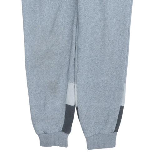 Adidas Boys Grey Jogger Sweatpants 14 Years Tapered Fleece Activewear