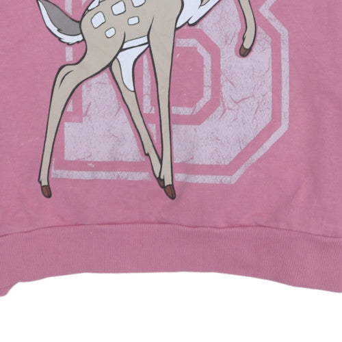 Teens UK Size 12-14 George Pink Pullover Sweatshirt