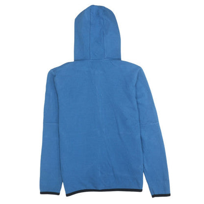Nike Boys Blue Full Zip Hoodie Size 10-11 Years Regular Fit