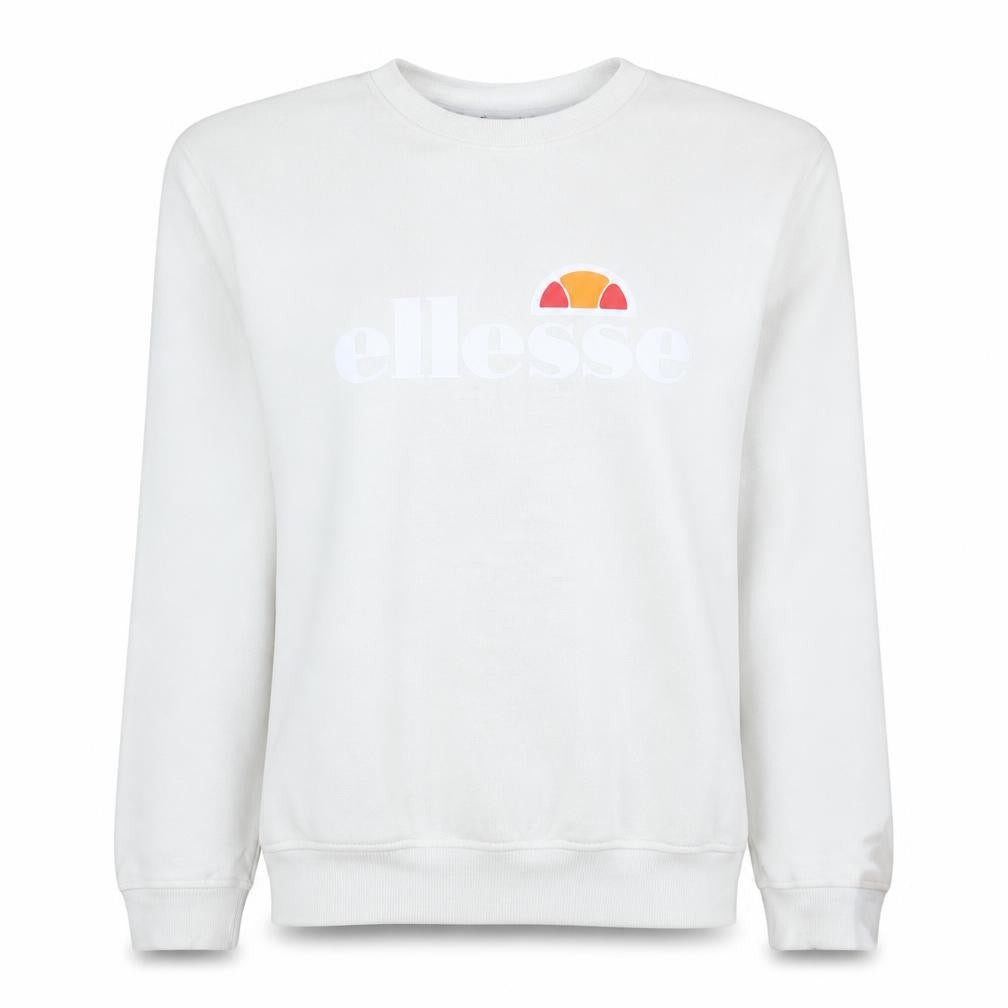 Womens UK Size 12 ellesse White Pullover Sweatshirt
