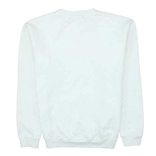 Womens UK Size 12 ellesse White Pullover Sweatshirt