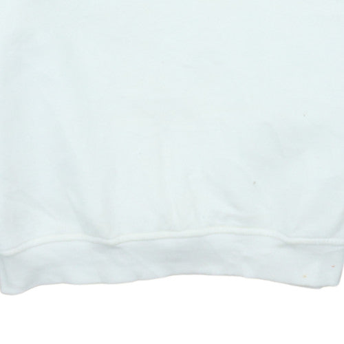 Womens UK Size 12 ellesse White Pullover Sweatshirt