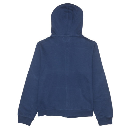 Womens UK Size XL NFL Blue Full Zip Hoodie