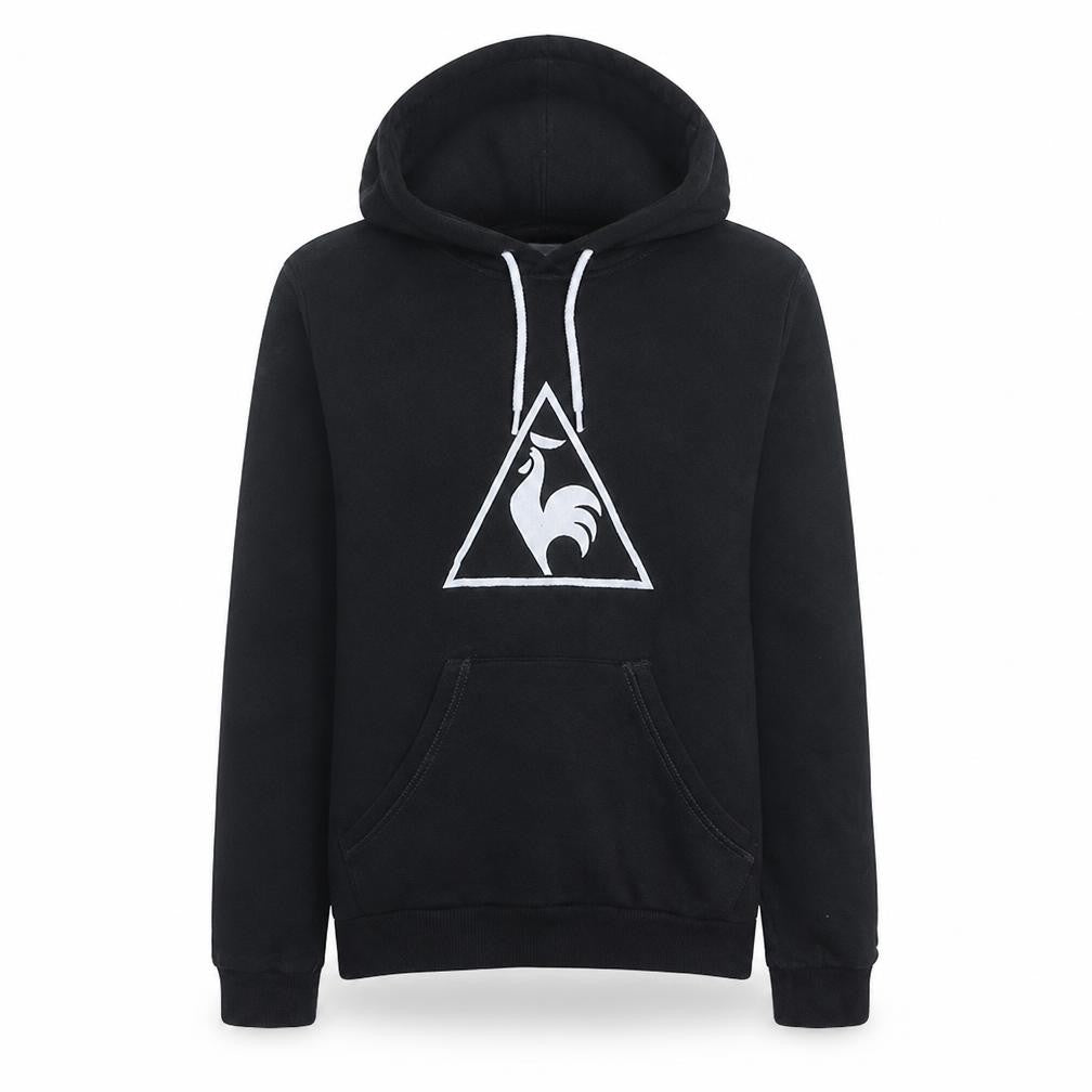 Womens UK Size M le coq sportif Black Pullover Hoodie