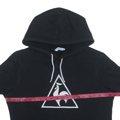 Womens UK Size M le coq sportif Black Pullover Hoodie