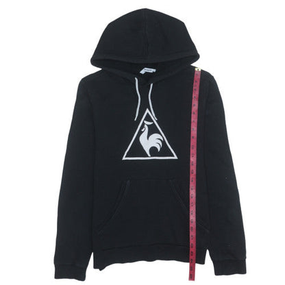 Womens UK Size M le coq sportif Black Pullover Hoodie