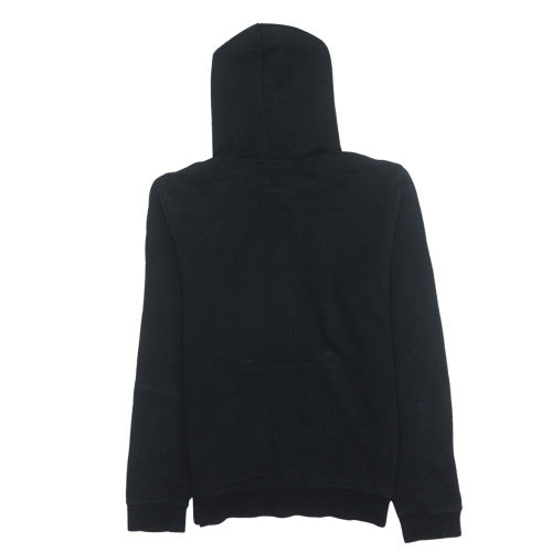 Womens UK Size M le coq sportif Black Pullover Hoodie