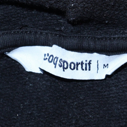 Womens UK Size M le coq sportif Black Pullover Hoodie