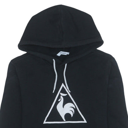 Womens UK Size M le coq sportif Black Pullover Hoodie