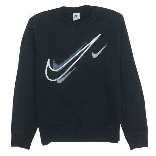 Womens UK Size S Nike Black Pullover Sweatshirt