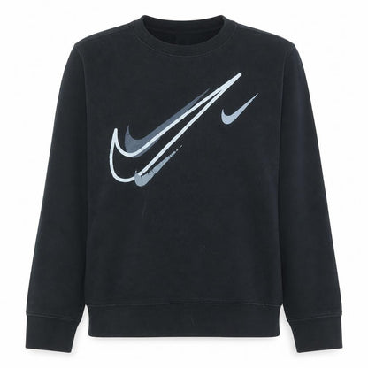 Womens UK Size S Nike Black Pullover Sweatshirt