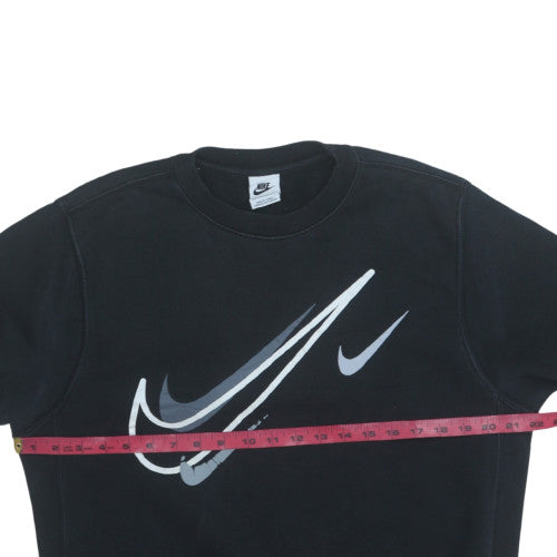 Womens UK Size S Nike Black Pullover Sweatshirt