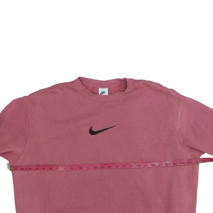 Womens UK Size M Nike Pink Pullover Sweatshirt