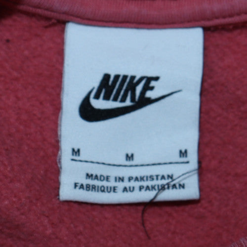 Womens UK Size M Nike Pink Pullover Sweatshirt