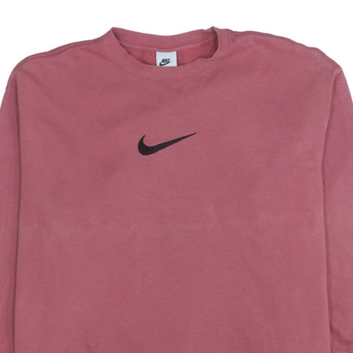 Womens UK Size M Nike Pink Pullover Sweatshirt