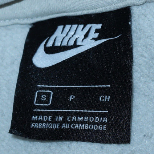 Mens UK Size S Nike White Pullover Hoodie