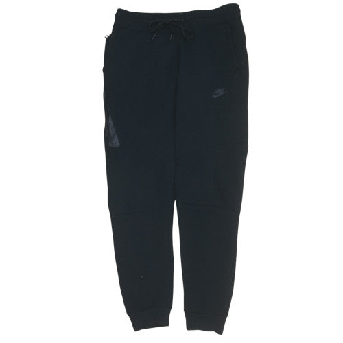 Nike Men's Black Jogger Activewear Trousers Size M Fleece Drawstring