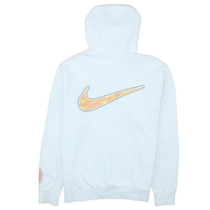 Mens UK Size L Nike White Pullover Hoodie