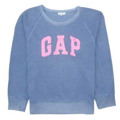 Womens UK Size M Gap Blue Pullover Sweatshirt