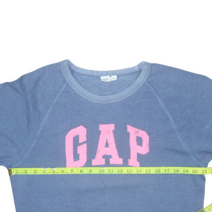 Womens UK Size M Gap Blue Pullover Sweatshirt