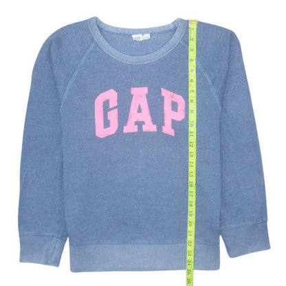 Womens UK Size M Gap Blue Pullover Sweatshirt
