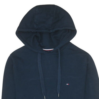 Mens UK Size M Tommy Hilfiger Blue Pullover Hoodie