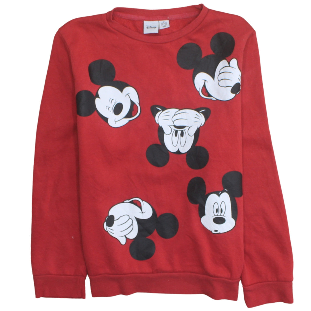 Womens UK Size M Disney Red Pullover Sweatshirt
