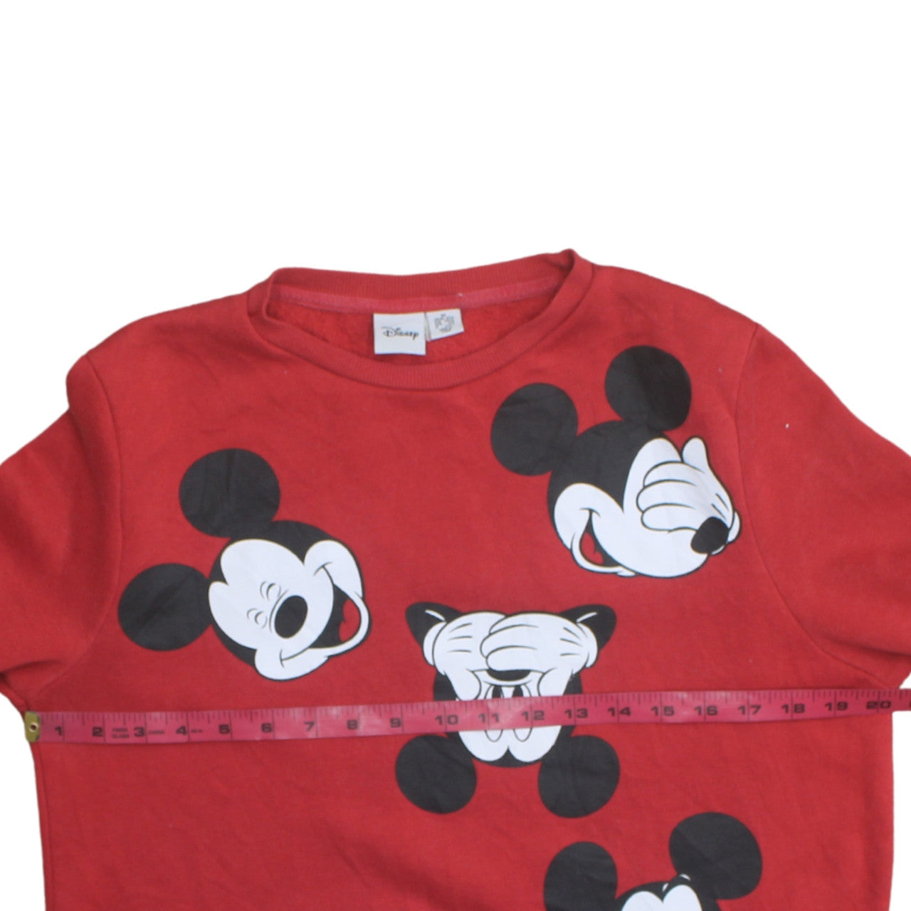 Womens UK Size M Disney Red Pullover Sweatshirt