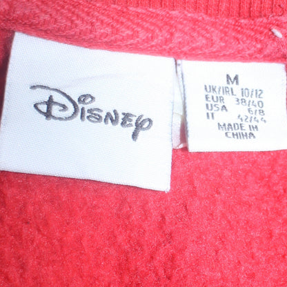 Womens UK Size M Disney Red Pullover Sweatshirt