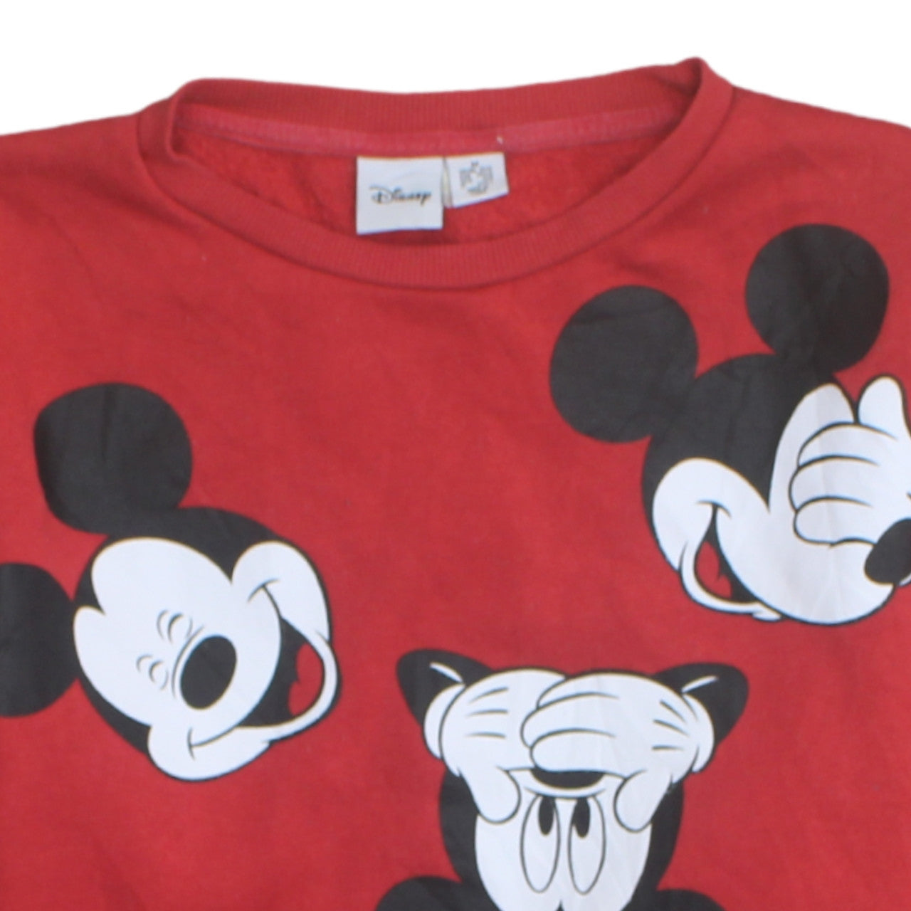 Womens UK Size M Disney Red Pullover Sweatshirt