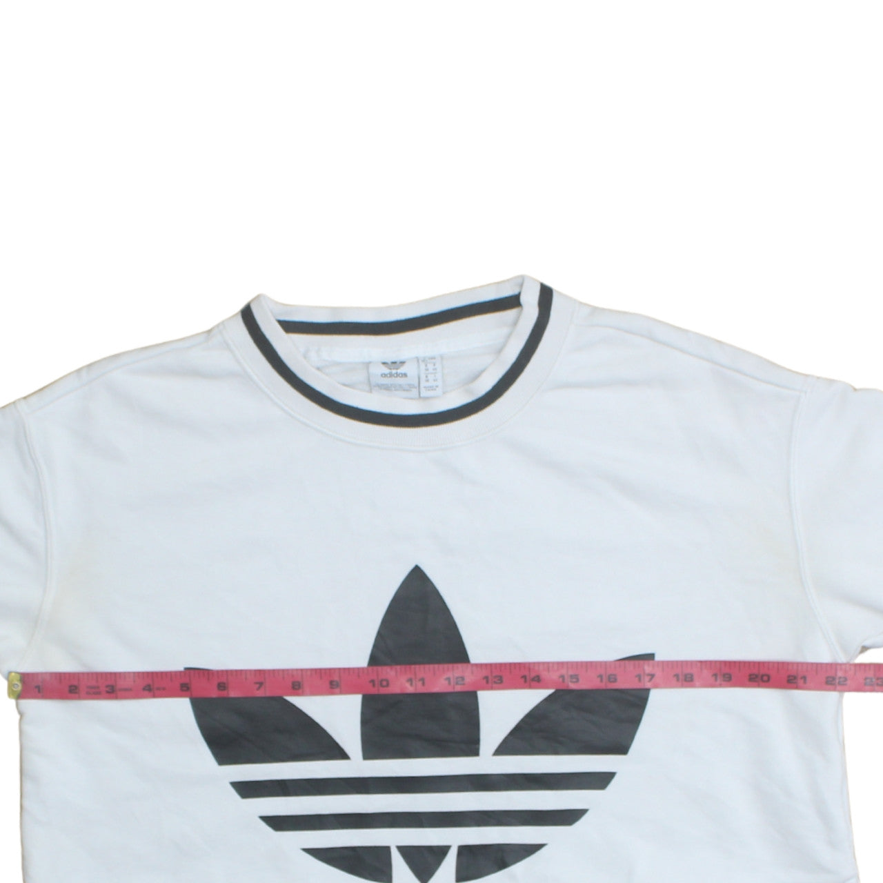 Womens UK Size 10 adidas White Pullover Sweatshirt