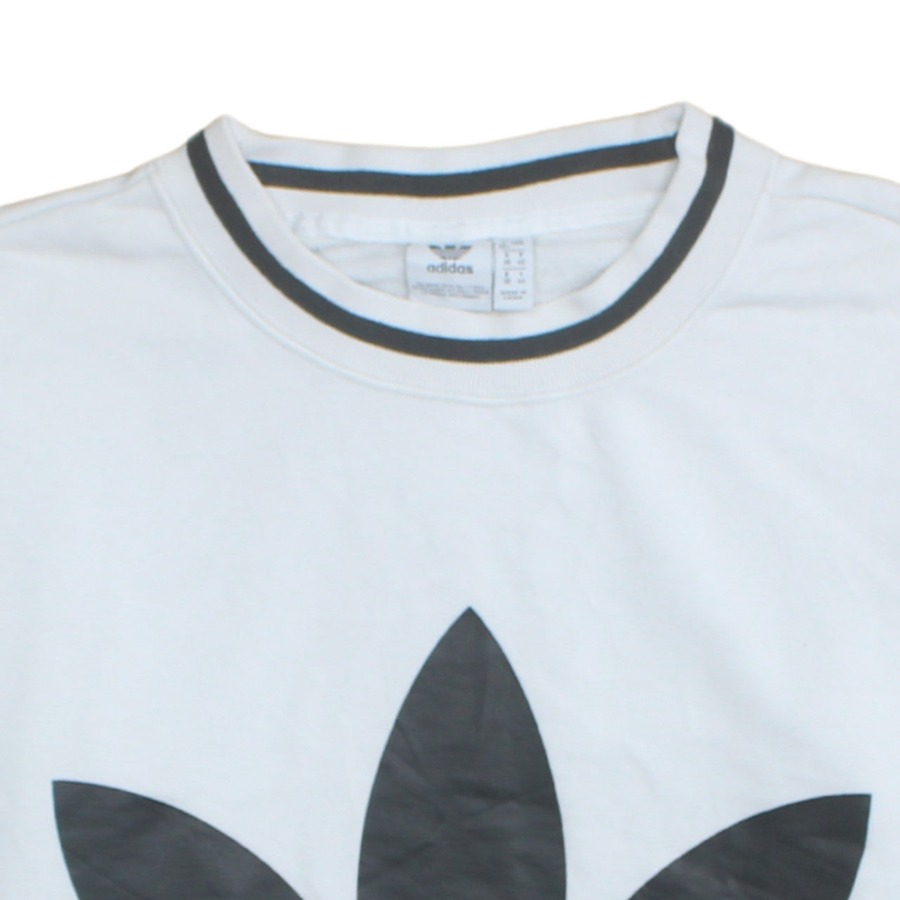 Womens UK Size 10 adidas White Pullover Sweatshirt