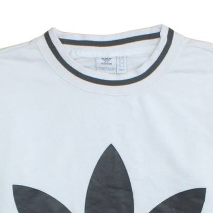 Womens UK Size 10 adidas White Pullover Sweatshirt