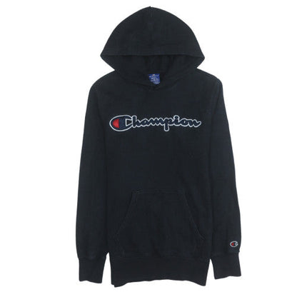 Mens UK Size S Champion Black Pullover Hoodie