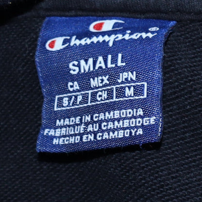 Mens UK Size S Champion Black Pullover Hoodie
