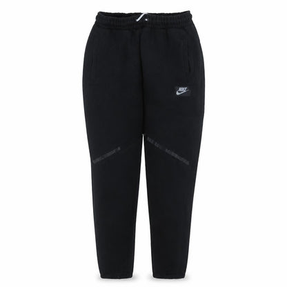 Nike Men Black Fleece Jogger Trousers Size S Regular Fit