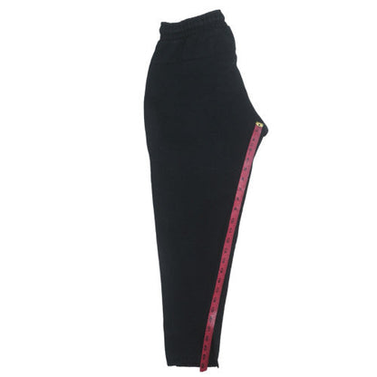 Nike Men Black Fleece Jogger Trousers Size S Regular Fit