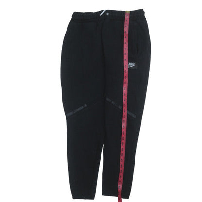 Nike Men Black Fleece Jogger Trousers Size S Regular Fit