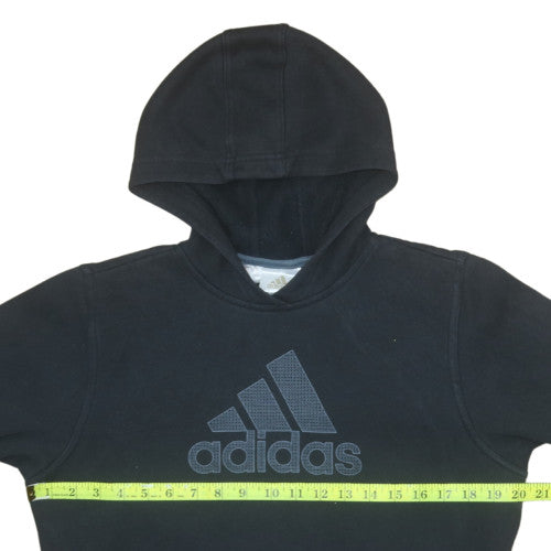 Boys UK Size 11-12 Years adidas Black Pullover Hoodie