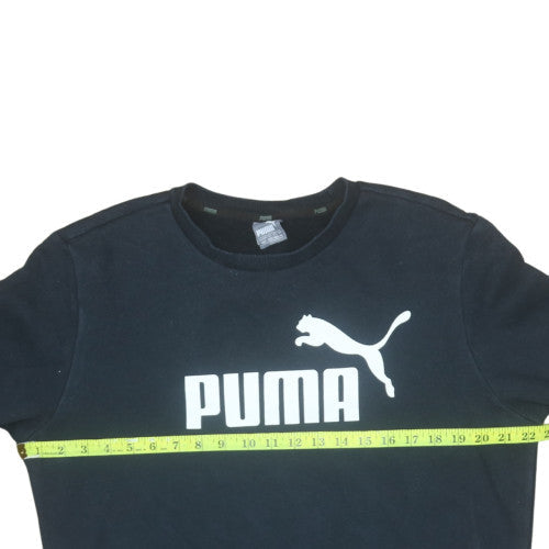 Mens UK Size M PUMA Black Pullover Sweatshirt