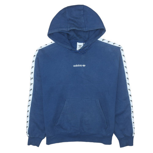 Mens UK Size M adidas Blue Pullover Hoodie