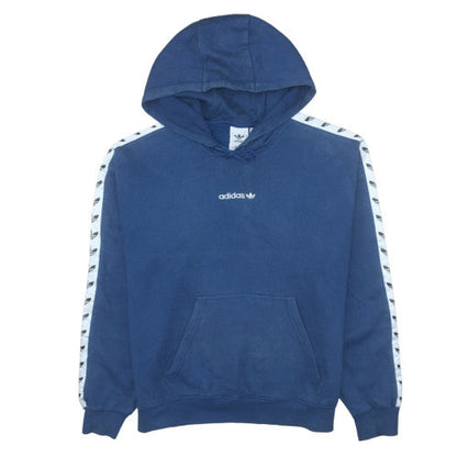 Mens UK Size M adidas Blue Pullover Hoodie