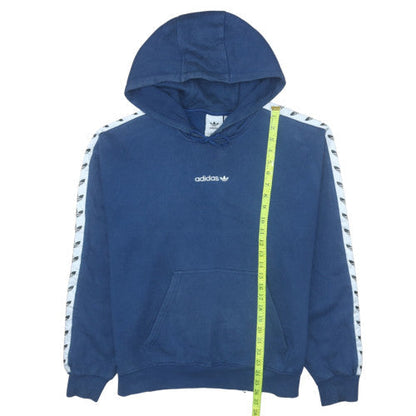 Mens UK Size M adidas Blue Pullover Hoodie