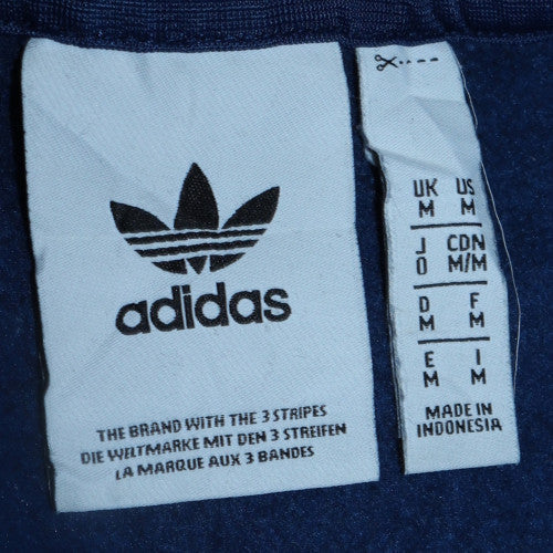 Mens UK Size M adidas Blue Pullover Hoodie